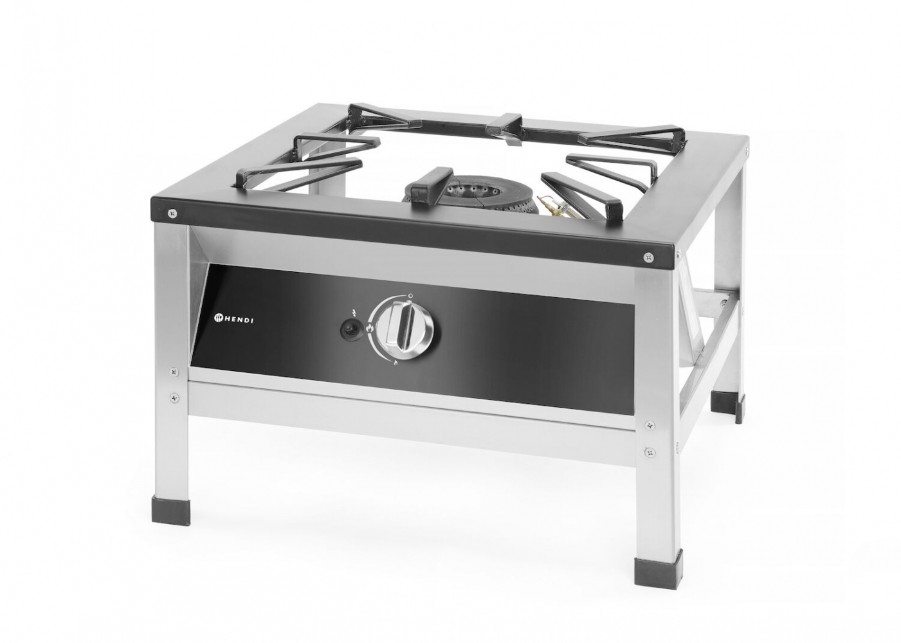Плита-табурет газовая Hendi 147276 Kitchen Line, 10,8 кВт, 580x650x(H)400 мм