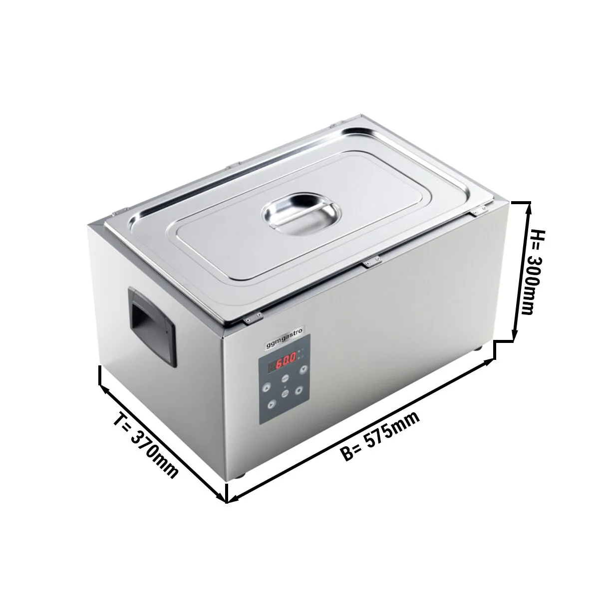 Термостат Softcooker зі статичним підігрівом води - GN 1/1 GGM Gastro SCWS11