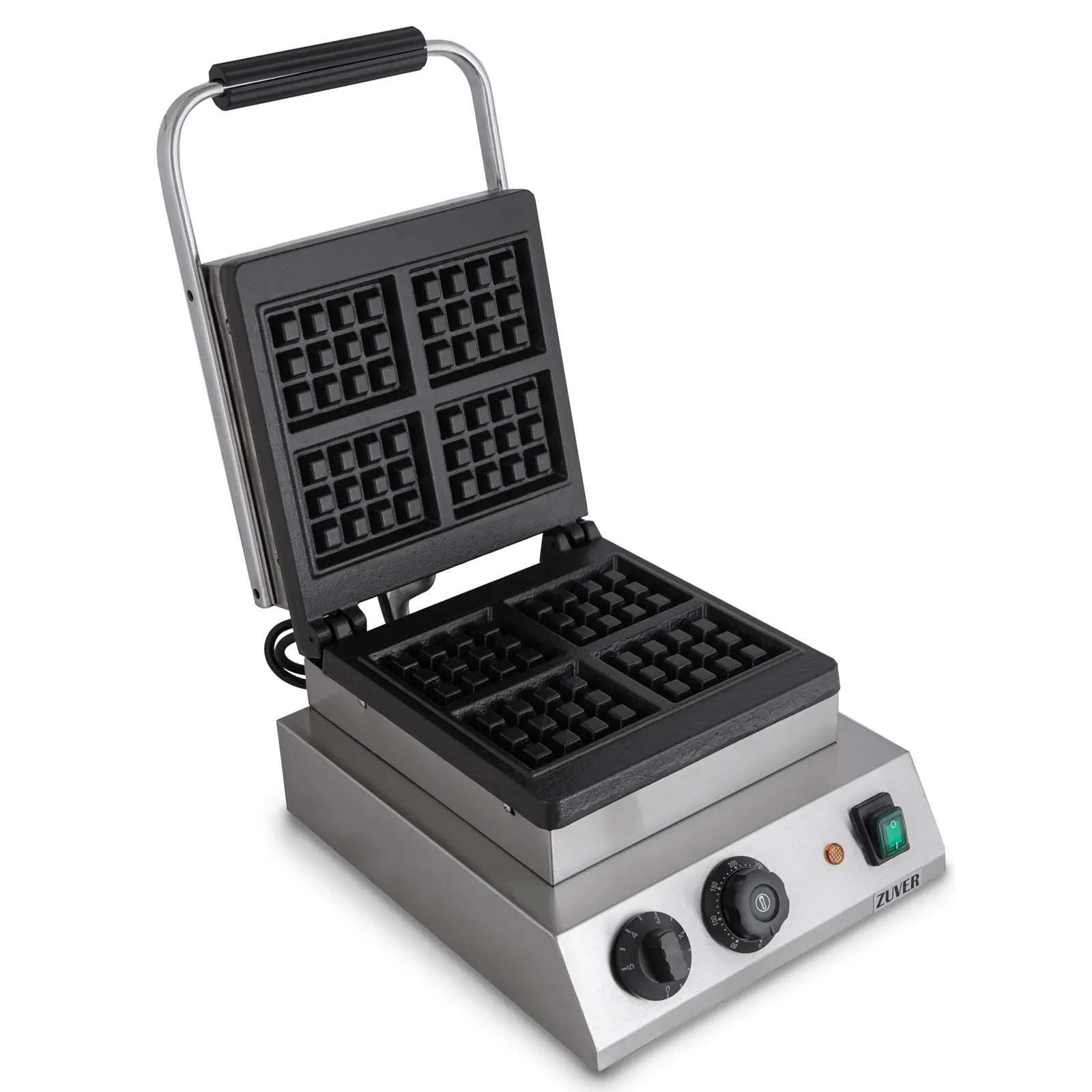 Вафельница для бельгийских вафель ZUVER Vier Quadrate 2000W квадратик 3х4