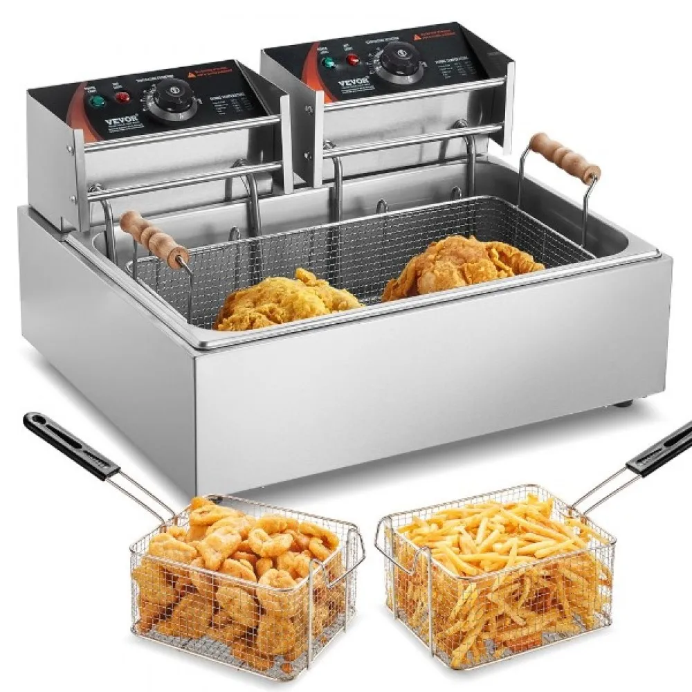 Фритюрница VEVOR 2500W 12L