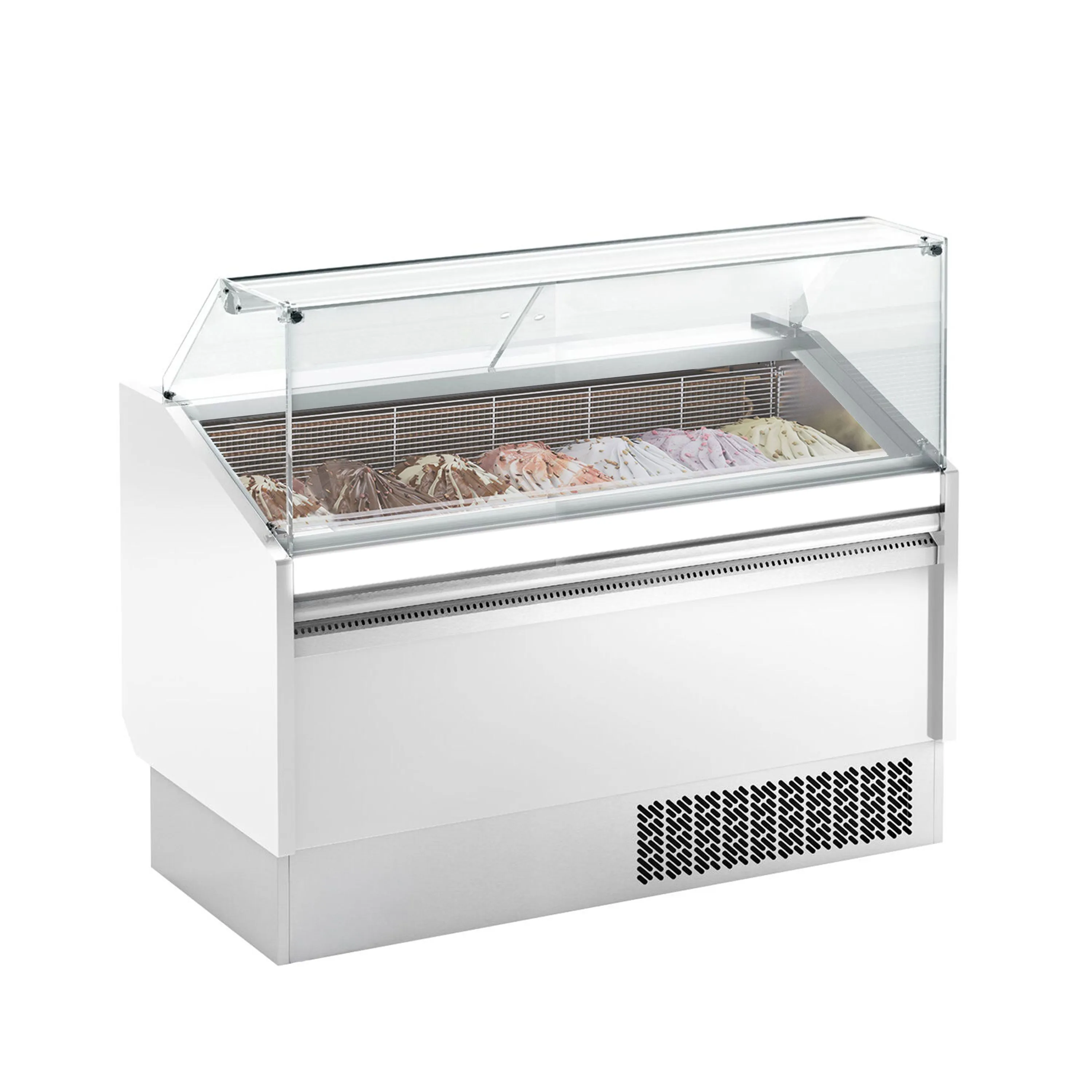 Вітрина для морозива LEVI GGM-Gastro ESTI15S-W