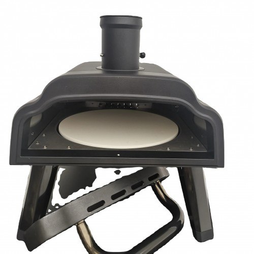 Печь для пиццы ротационная газовая и пеллетная профессиональная ZUVER Pizza Gas Pellet 14GPR (35,56 см) Rotating LUX 