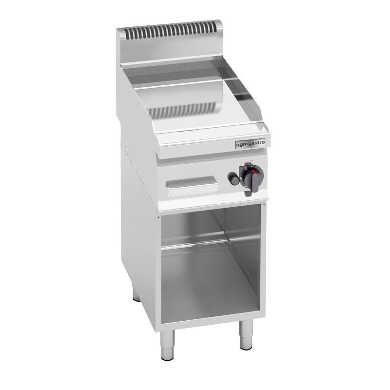 Жарочная поверхность Газ - Гладкая, хромированная (4 кВт) GGM Gastro GGB363C#SET