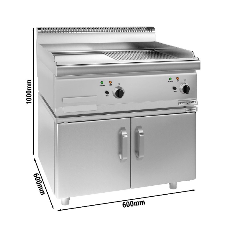Жарочная поверхность электрическая GGM Gastro EBGK66-E#UBK66-E