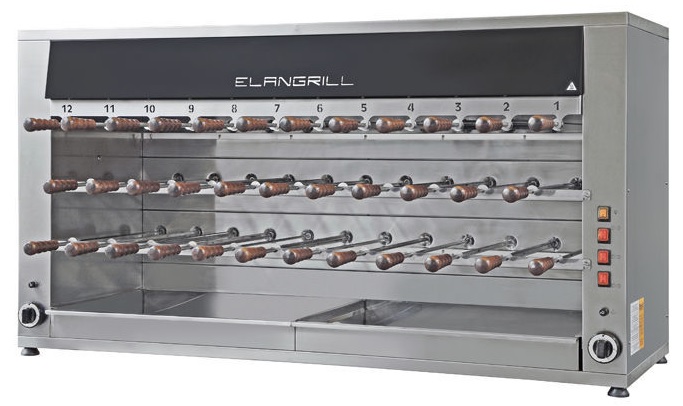 Гриль-чураско професійний Elangrill CM35E