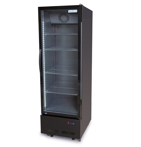 Шкаф холодильный для напитков GoodFood BC480NBB2LED черный