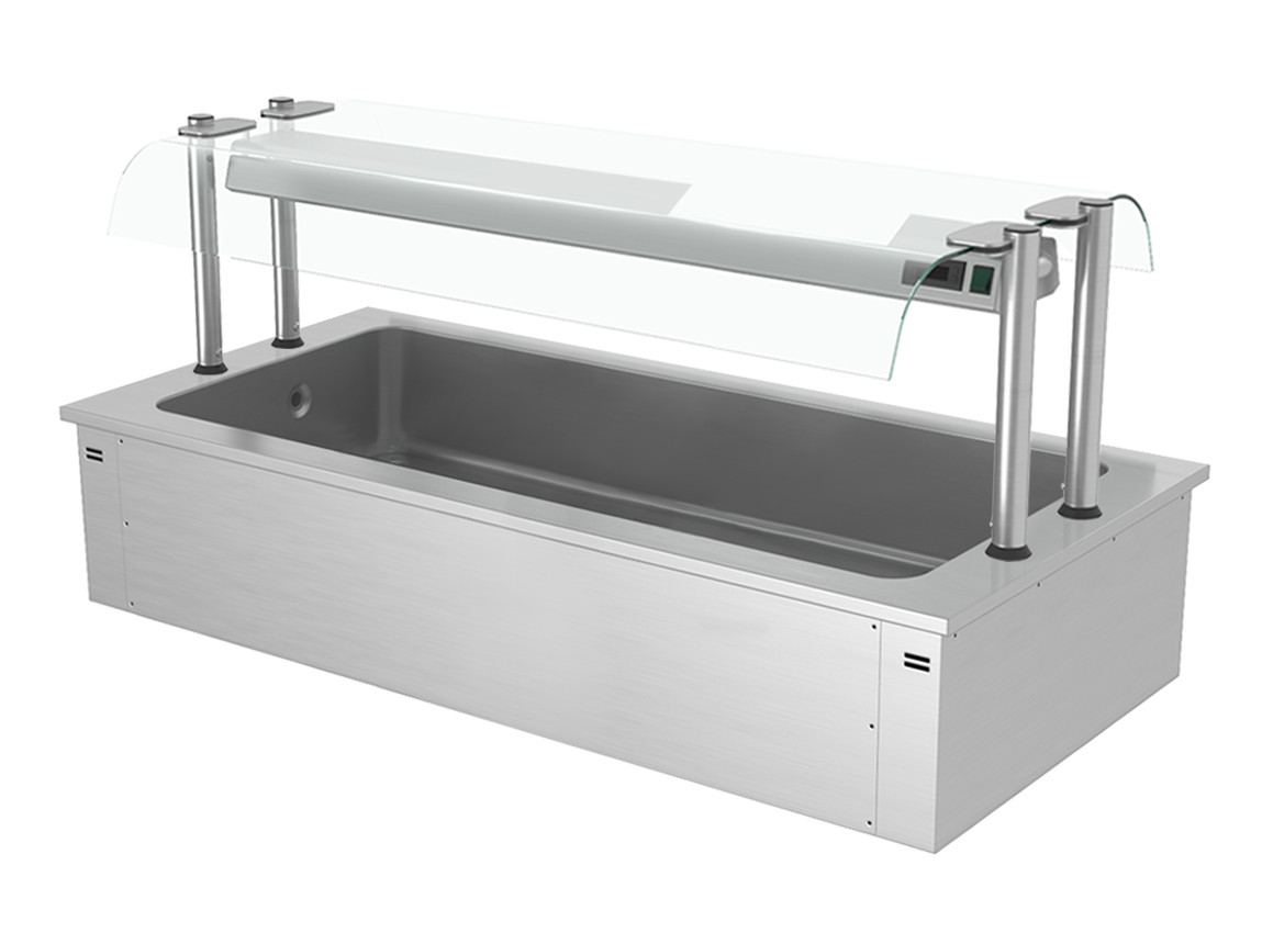 Встроенная ледяная ванна 1,8 м - Серия D GGM Gastro EA186D
