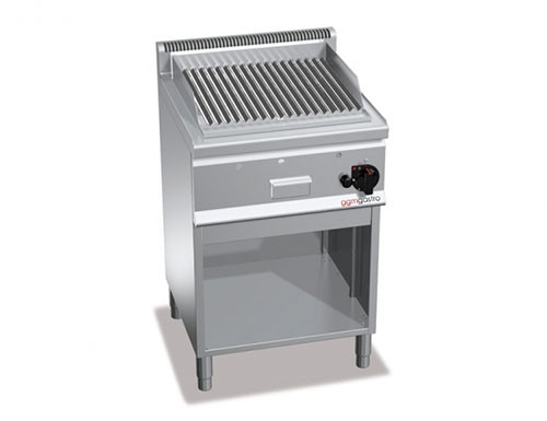 Гриль с вулканической лавой Газ GGM Gastro GLB663C#SET