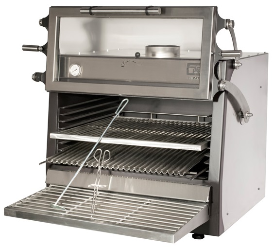 Печь на древесном угле Pira 90 LUX INOX ED