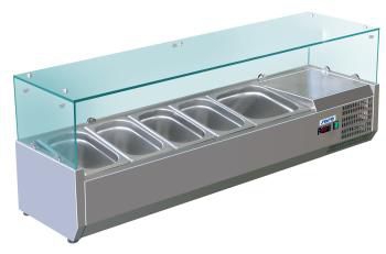 Салат-бар на 6 гастроемкостей Saro GN 1/4 VRX 1400/330