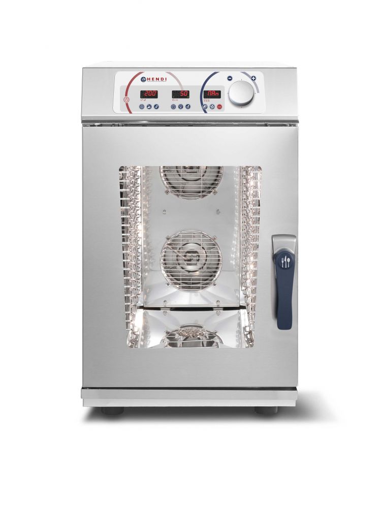 Пароконвектомат HENDI NANO COMPACT 223154 10x GN 1/1 - електричний, електронне управління, із зондом і системою автоматичного миття