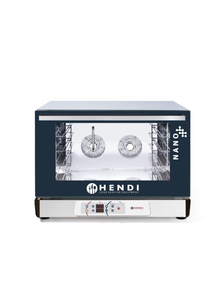 Конвектомат з парозволоженням HENDI NANO 223345 - 4x 450x340 мм, електронне управління
