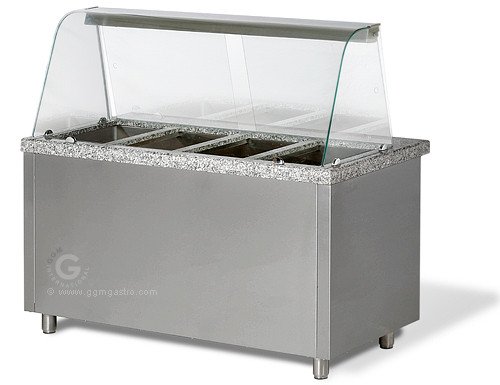 Саладетта 1,88 м - серый гранит GGM Gastro BMI188
