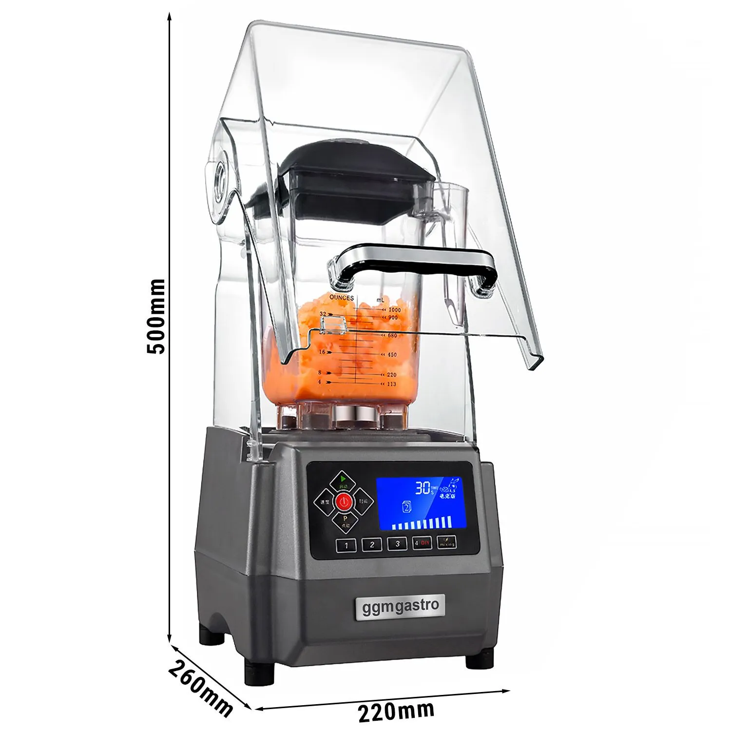 Барний блендер 2 л ​​GGM Gastro BMK2-1500