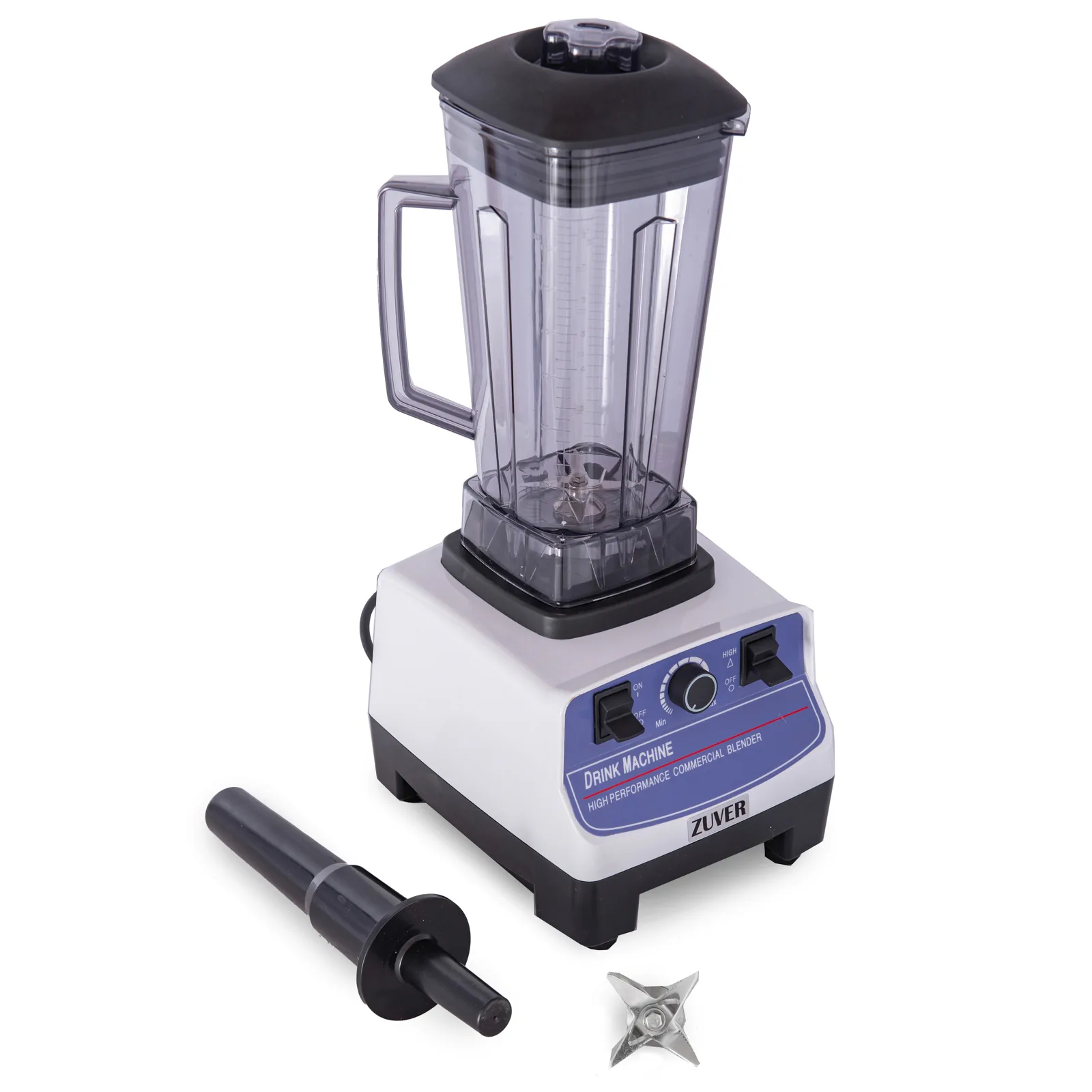 Блендер професійний ZUVER Profi 2L Gray 1600W