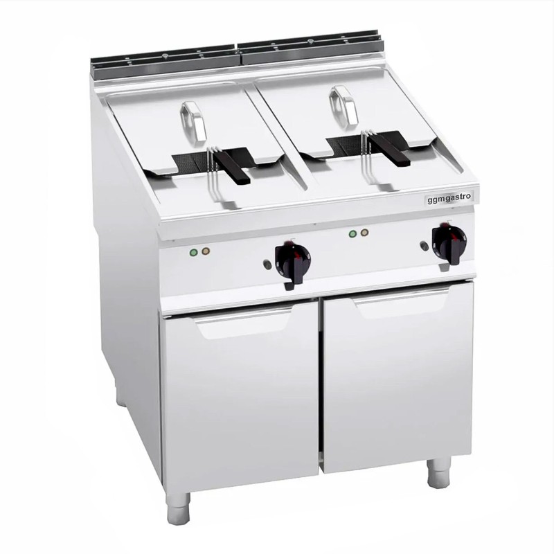 Фритюрница газовая 22+22 л (44 кВт) GGM Gastro EFB899P-22+22