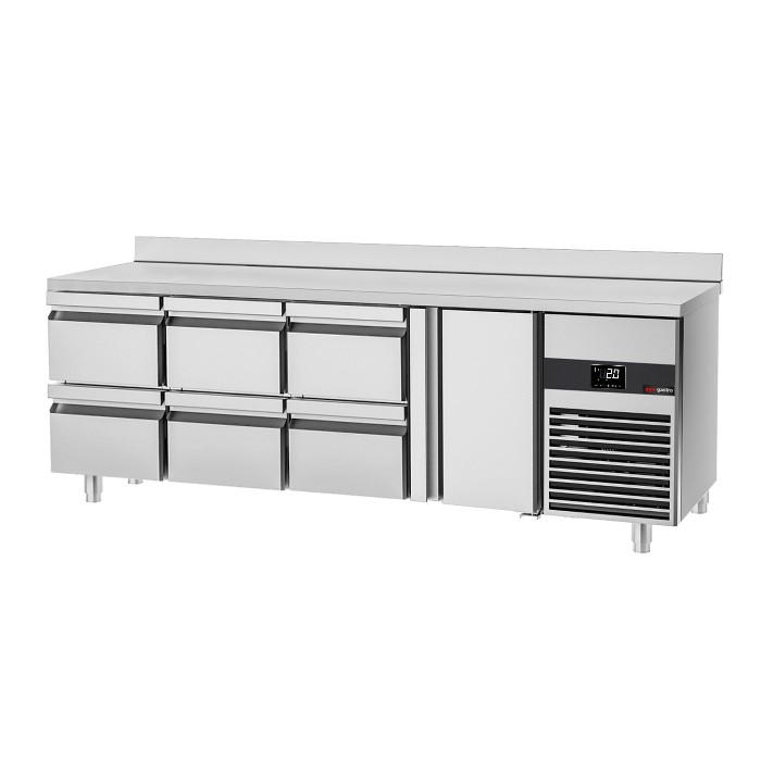 Холодильный стол GGM Gastro KTF227AND-EF#1T#6S