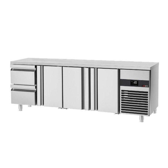 Холодильный стол GGM Gastro KTF227ND-EF#3T#2S