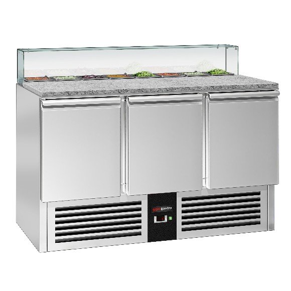 Холодильный стол саладетта PREMIUM GGM Gastro SAG147OG#GSG147E